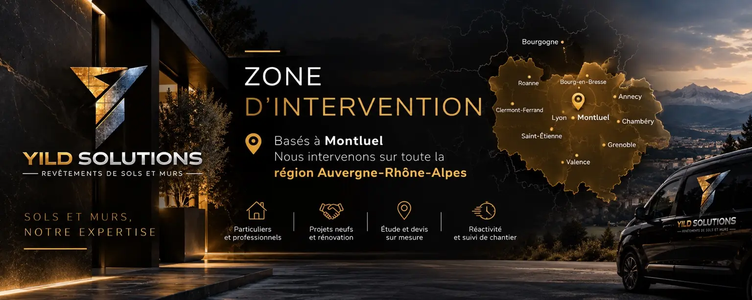Zone d'intervention YILD SOLUTIONS autour de Montluel